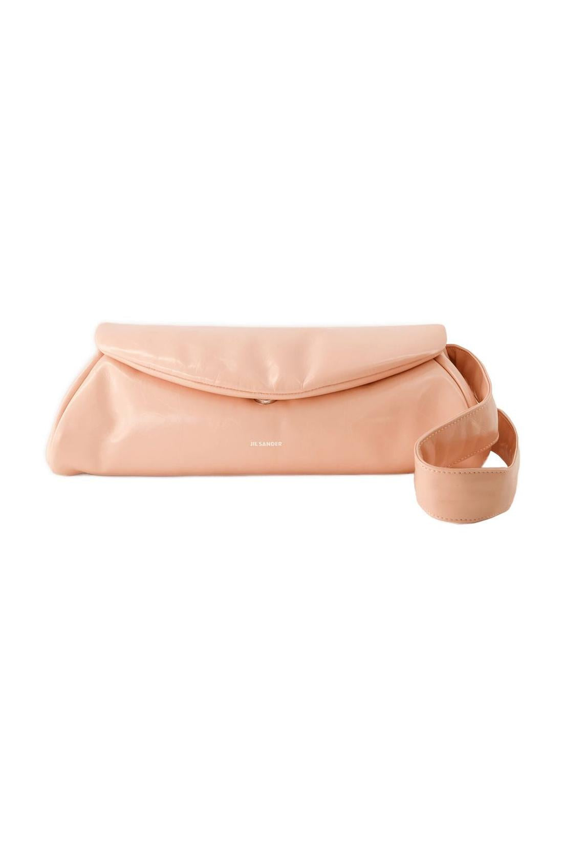 Hobo Tasche Cannolo Grande Padded - Jil Sander - Leder - Peach Pearl