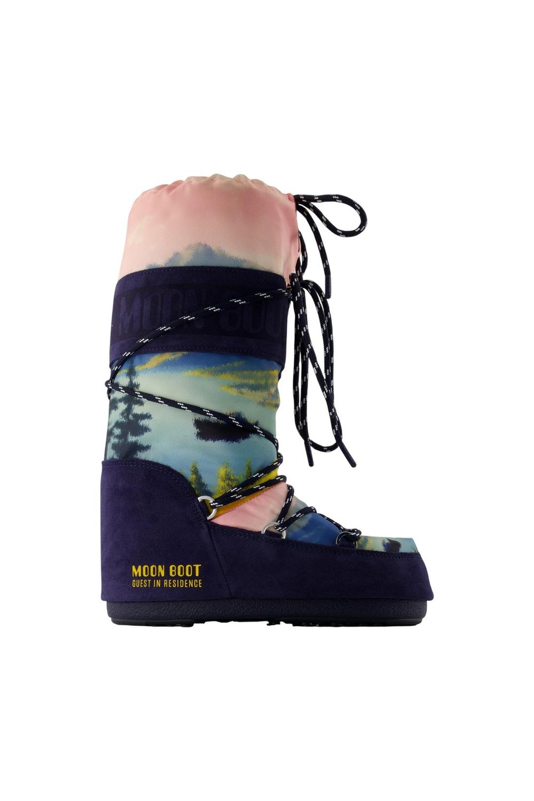 Stiefel Mb X Gir Icon Postcard - Moon Boot - Synthetik - Multi