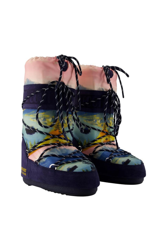 Stiefel Mb X Gir Icon Postcard - Moon Boot - Synthetik - Multi