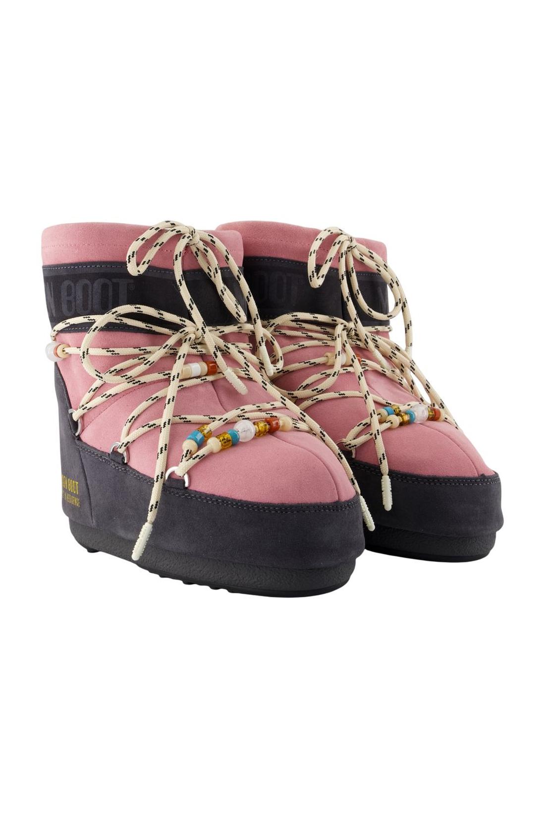 Ankle Boots Mb X Gir Icon Low - Moon Boot - Leder - Pink