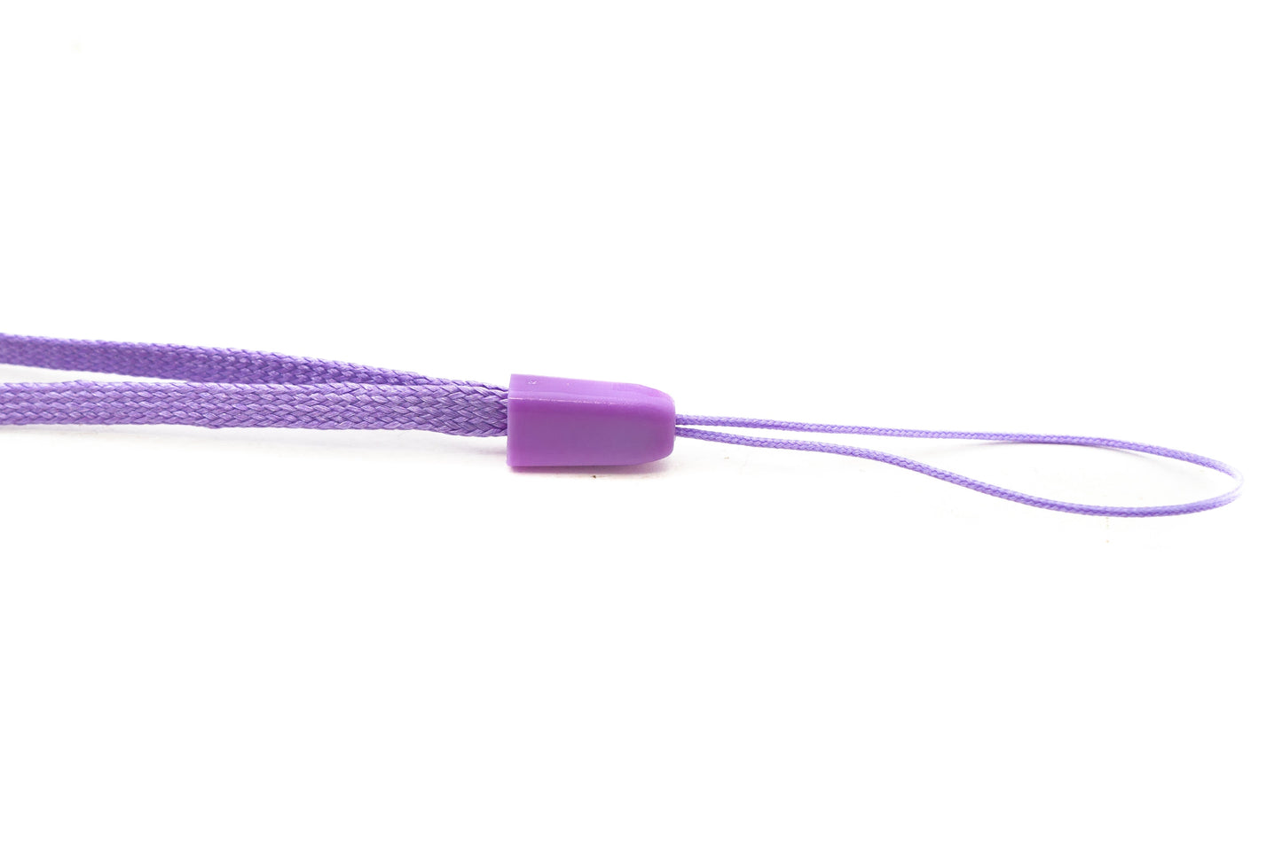 SYSTEM-S Neck Strap Lanyard with Loop in Purple for Smartphone MP3 Player