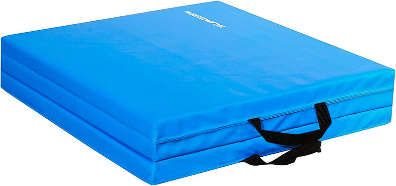 B-gráðu jafnvægi frá samanbrjótanlegri jógamottu, æfingamotta, líkamsræktarmotta, samanbrjótanleg burðarhandföng