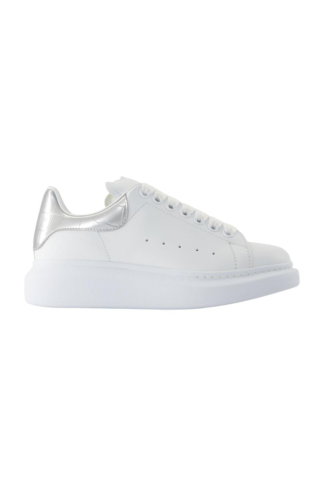 Oversized Sneakers - Alexander Mcqueen - White - Leather