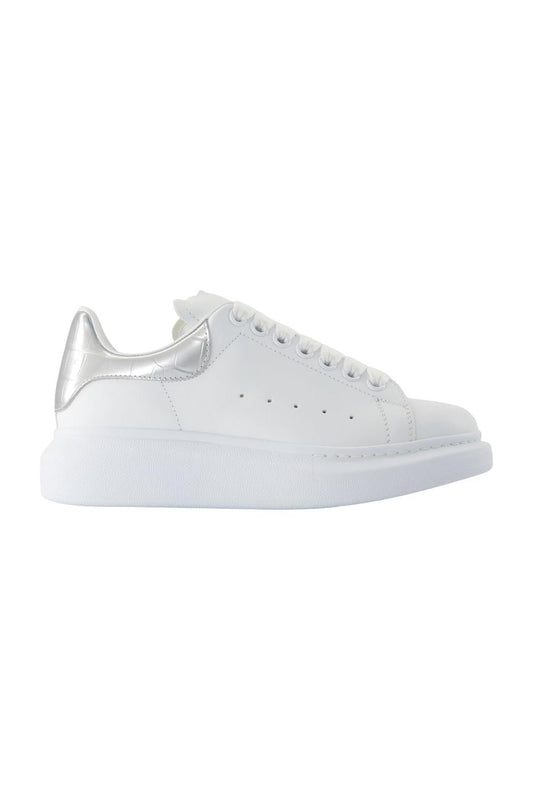 Oversized Sneakers - Alexander Mcqueen - White - Leather