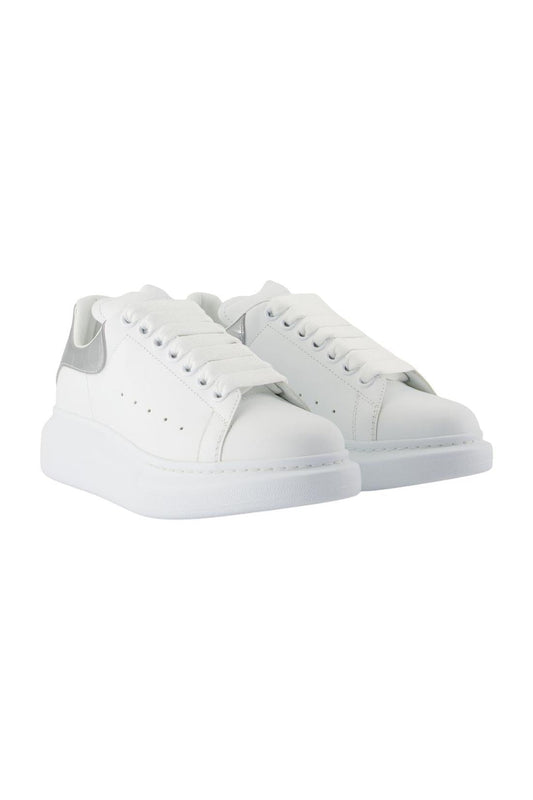 Oversized Sneakers - Alexander Mcqueen - White - Leather