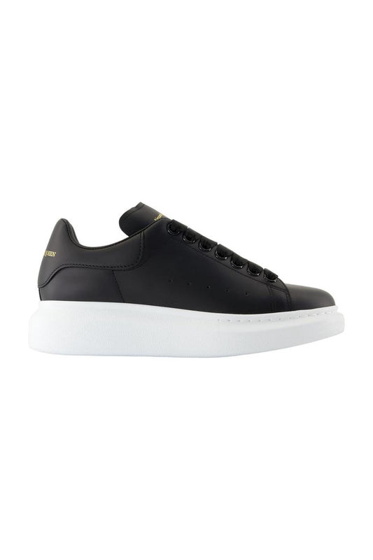 Oversized Sneakers - Alexander Mcqueen - Leder - Schwarz