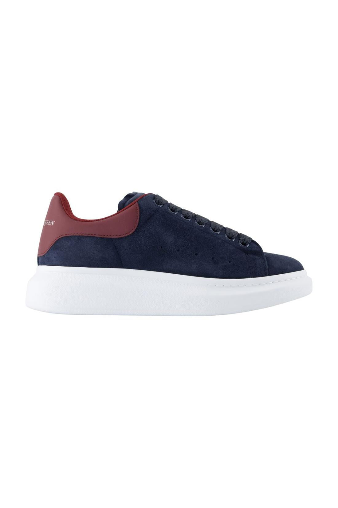 Oversized Sneakers - Alexander Mcqueen - Leder - Grau