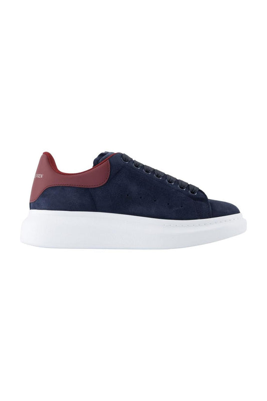 Oversized Sneakers - Alexander Mcqueen - Leder - Grau