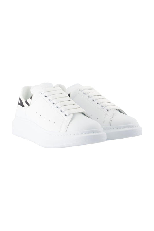 Oversized Sneakers - Alexander Mcqueen - White - Leather
