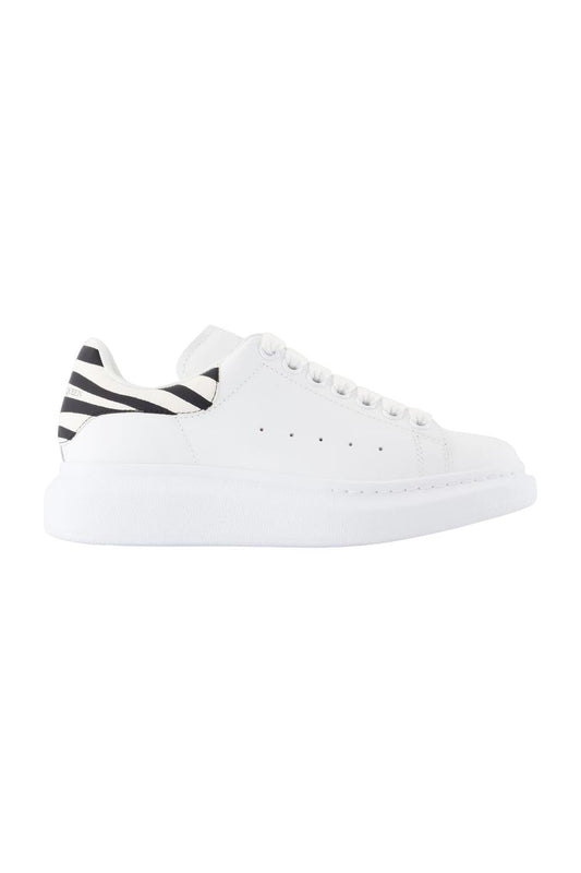 Oversized Sneakers - Alexander Mcqueen - White - Leather