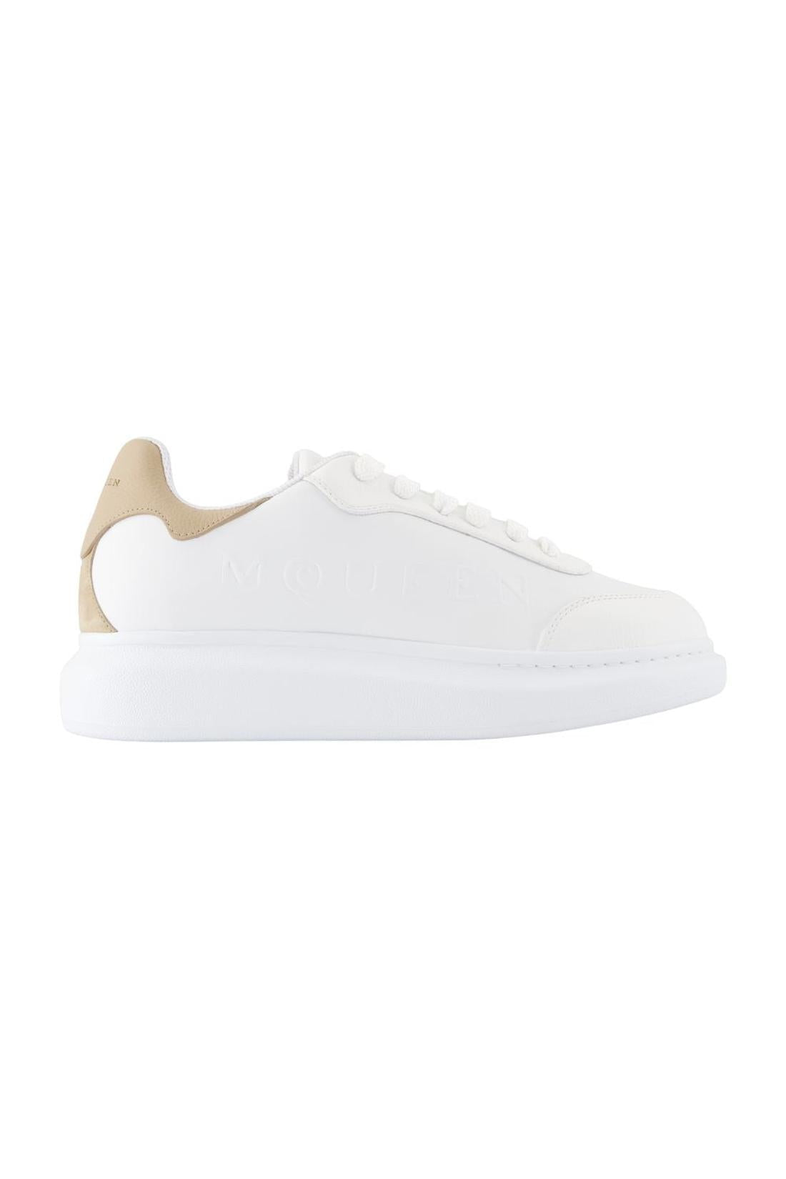 Oversized Sneakers - Alexander McQueen - Leder - Beige
