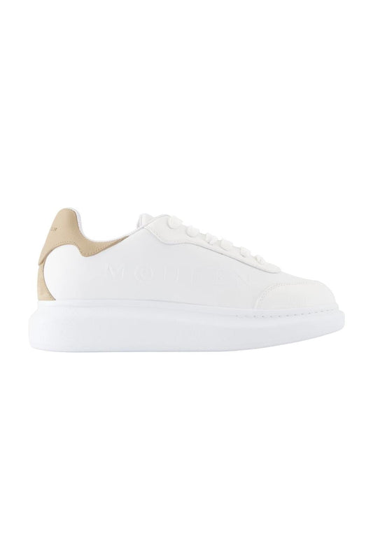 Oversized Sneakers - Alexander McQueen - Leder - Beige