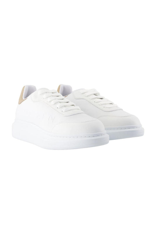 Oversized Sneakers - Alexander McQueen - Leder - Beige