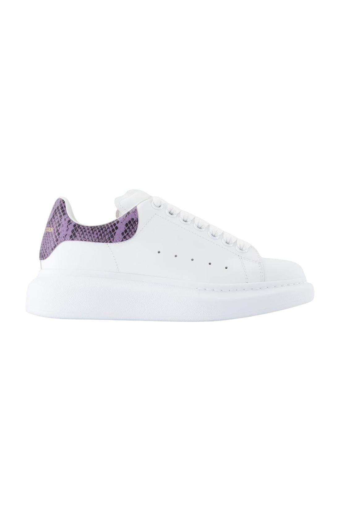 Oversized Sneakers - Alexander Mcqueen - White - Leather