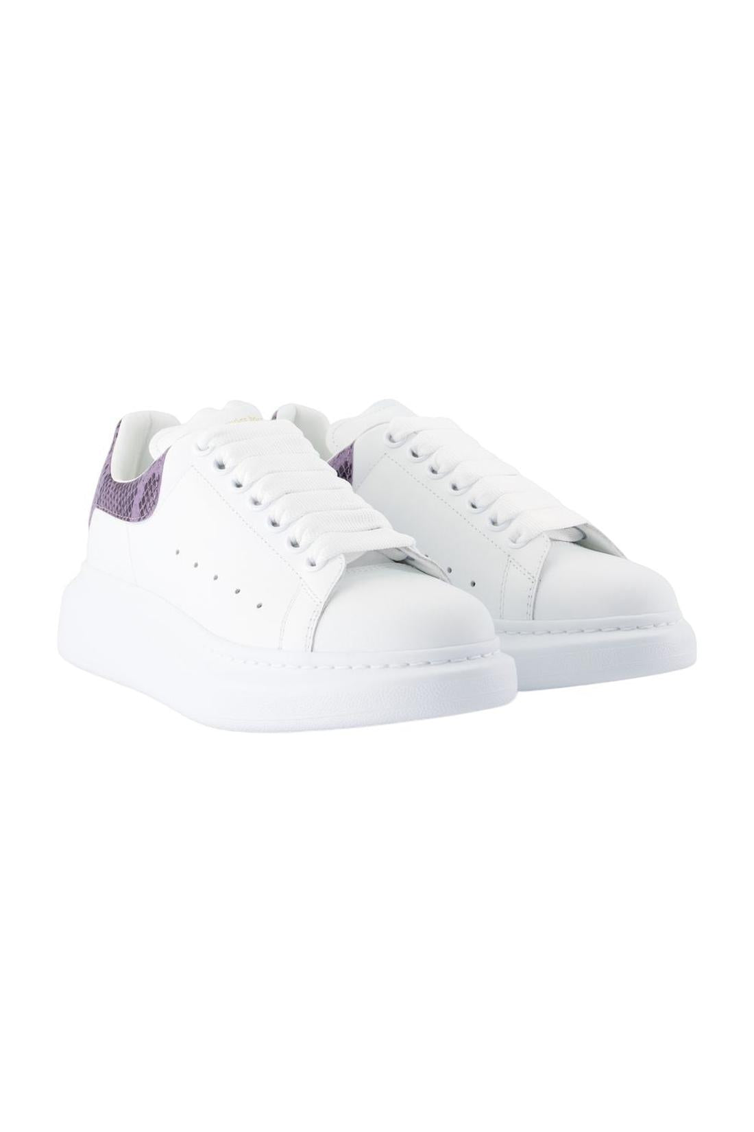 Oversized Sneakers - Alexander Mcqueen - White - Leather