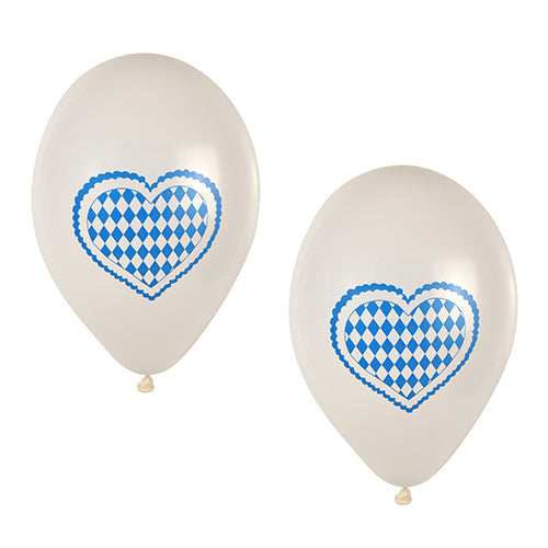 PAPSTAR Luftballons "Bayrisch Blau", Ø 25 cm, ideal für Feiern | Beutel (20 Stück)