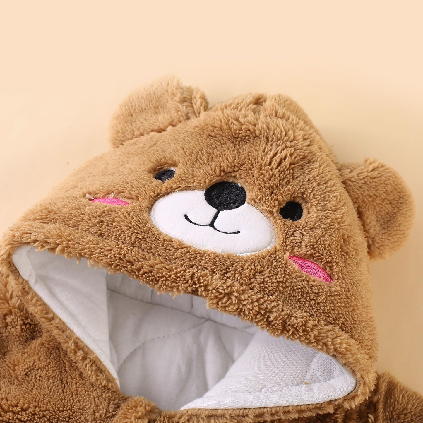 Vetrarsnjógalli fyrir börn, spariföt fyrir stráka og stelpur, eitt stykki með hettu, snjógallasett fyrir smábörn, þykkt og hlýtt, blátt, 3-6 mánaða 