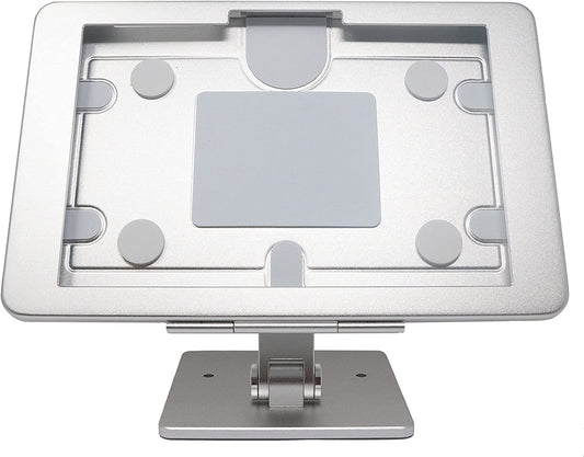 SYSTEM-S Tisch Halterung 360° Ständer abschließbar für Microsoft Surface Pro 8 13.0" Grau