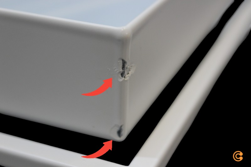 B-grade Hay Tray coffee table, side table, lounge table, sofa table. SEE TEXT/PHOTO