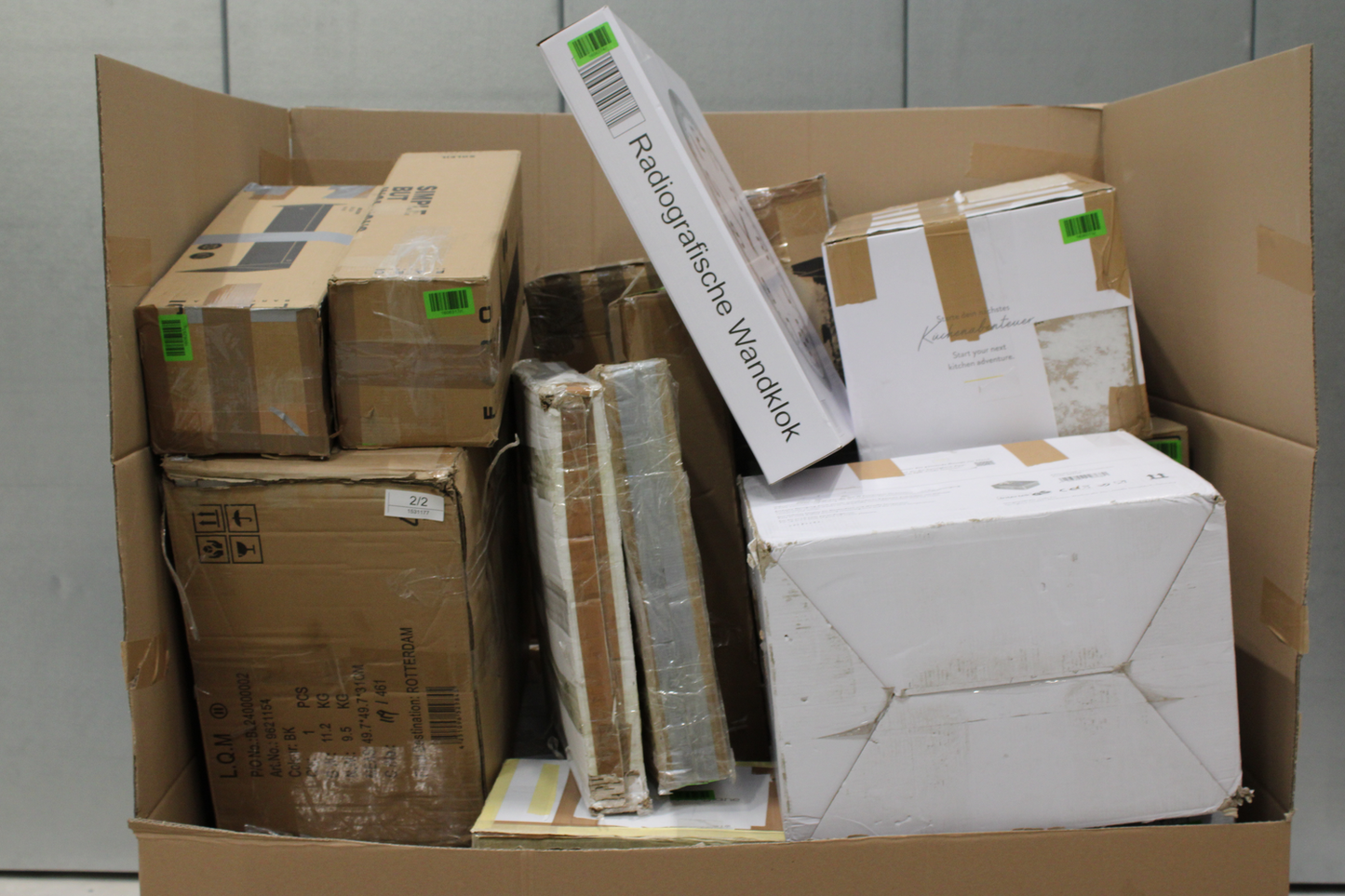 Vörur í B-flokki, gallaðar, óprófaðar skilavörur, pakki, sértilboð, kynningarvörur, heimilisvörur, 37x