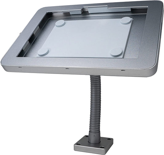 SYSTEM-S Tisch Halterung 360° Ständer abschließbar flexibel für Surface Pro 8 13.0" Grau