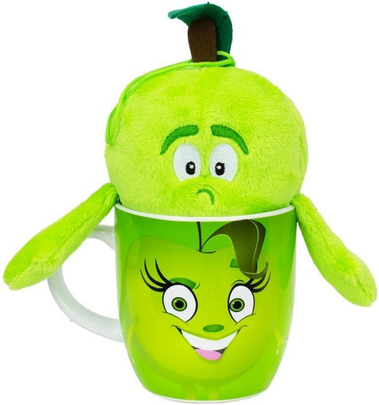 Goodness Gang Tasse + Plüsch Tier Apfel