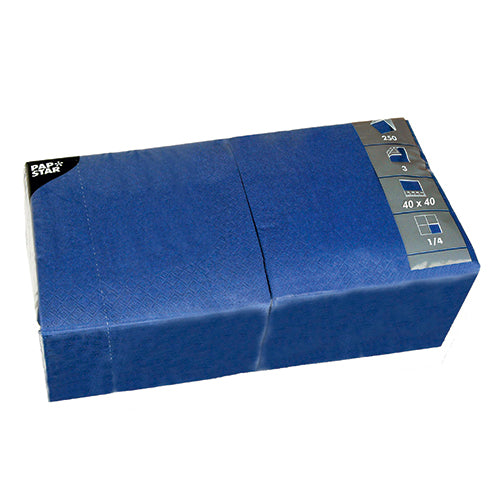 PAPSTAR 250 Servietten, 3-lagig 1/4-Falz
