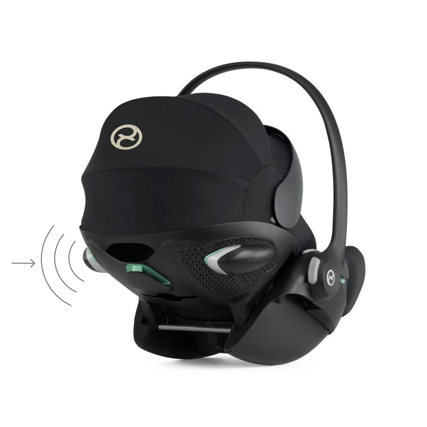 B-Ware Cybex Cloud G I Size Moon Black Plus Babyschale Kinderautositz Babywanne Auto