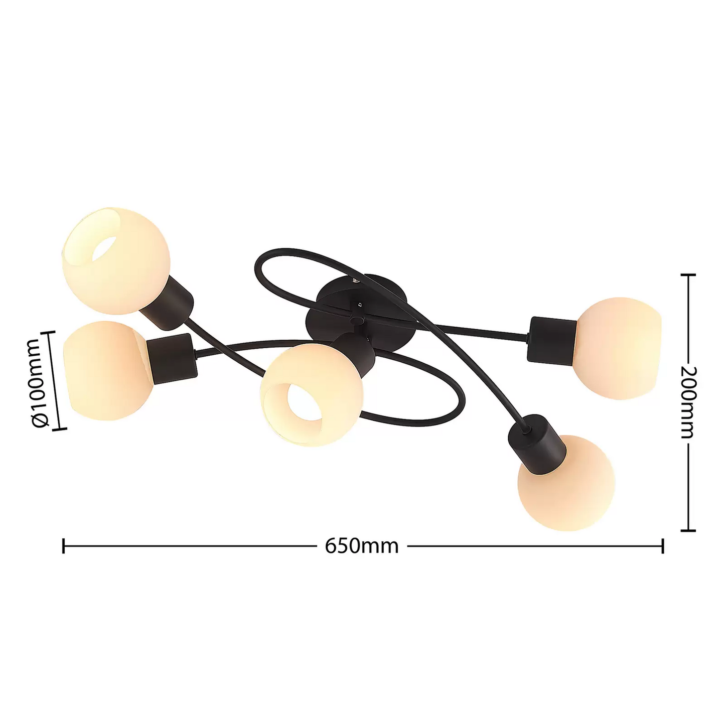 B-Ware Lindby Deckenlampe Elaina Lampe Leuchte Deckenleuchte Hängeleuchte E14 Lichter