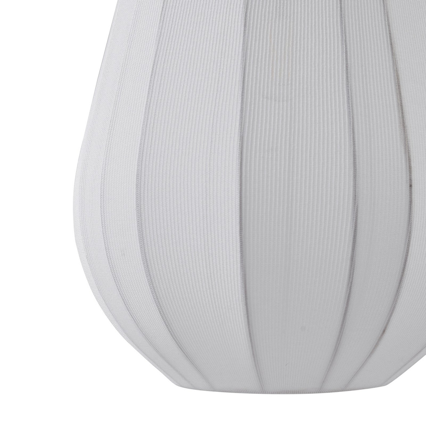 B-Ware Lindby Hängeleuchte Helin Weiß ø 30cm Stoff Hängelampe Lampe Leuchte Spot Licht