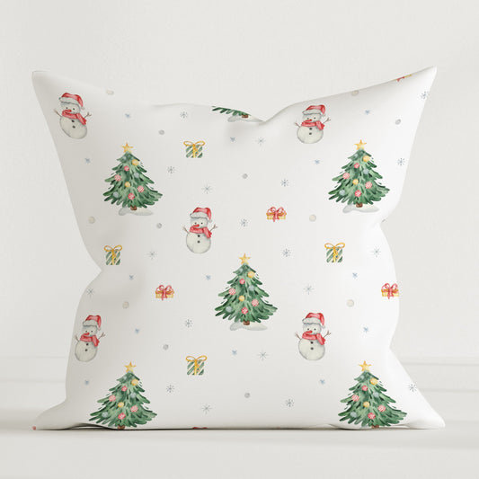 "Snowman" children's decorative cushion