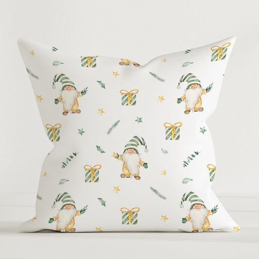 "Christmas Gnome" Children's Decorative Pillow