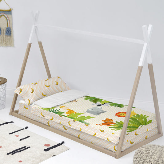 Bettbezug mit Füllung HappyFriday Mr Fox Wild Bunt 105 x 200 cm