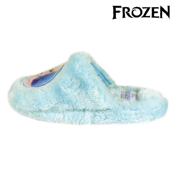 "Die Eiskönigin" Kinderhausschuhe – Himmelblaue Magie für kleine Füße