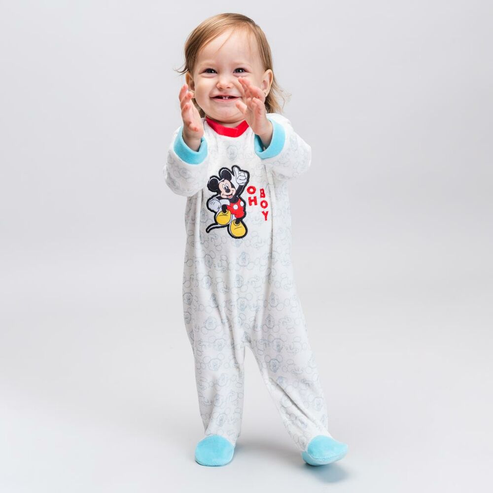 Langärmeliger Micky Maus Strampler – Ein tägliches Abenteuer in Disney-Magie