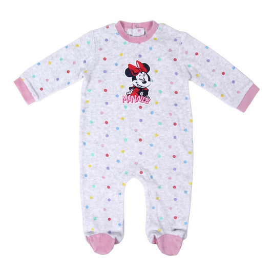 Langärmeliger Minnie Maus Strampler – Disney-Zauber für Deine kleine Prinzessin