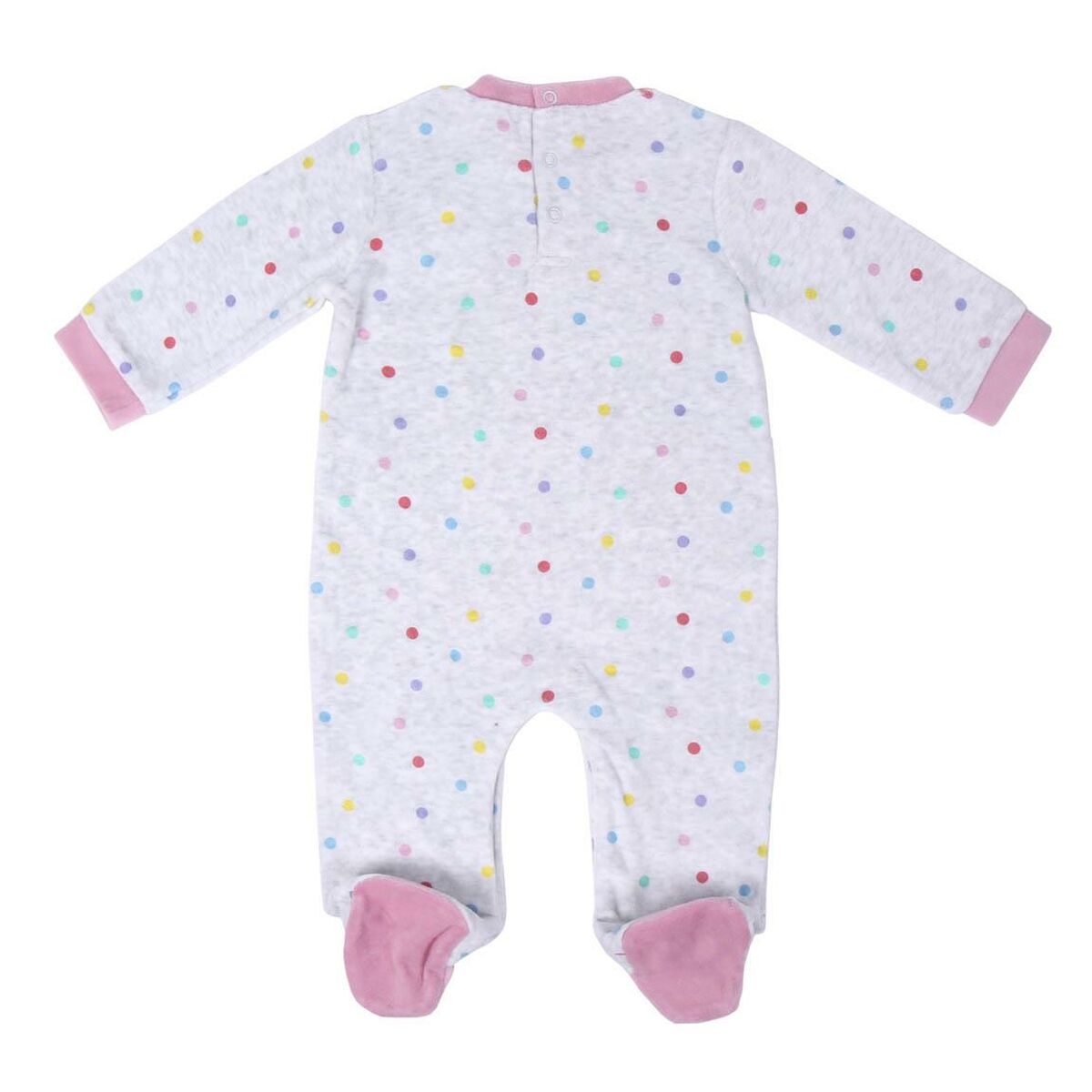 Langärmeliger Minnie Maus Strampler – Disney-Zauber für Deine kleine Prinzessin