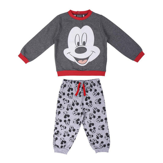 Mickey Mouse Baby-Trainingsanzug in Grau