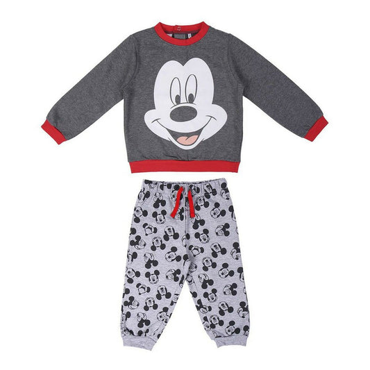 Mickey Mouse Baby-Trainingsanzug in Grau