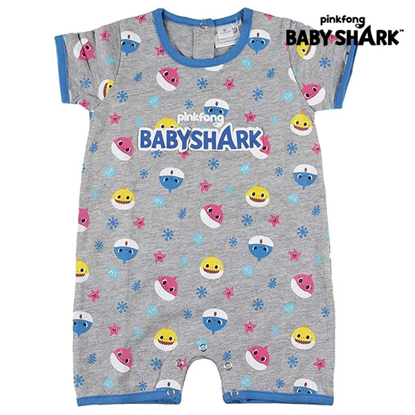 Kurzärmeliger Baby Shark Strampler – Musikalischer Spaß für die Allerkleinsten