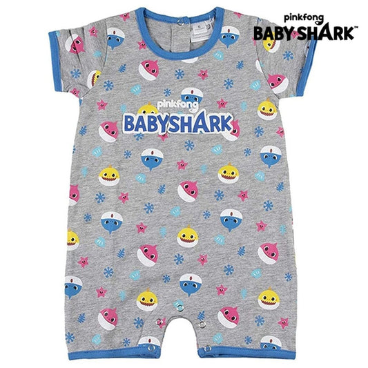 Kurzärmeliger Baby Shark Strampler – Musikalischer Spaß für die Allerkleinsten