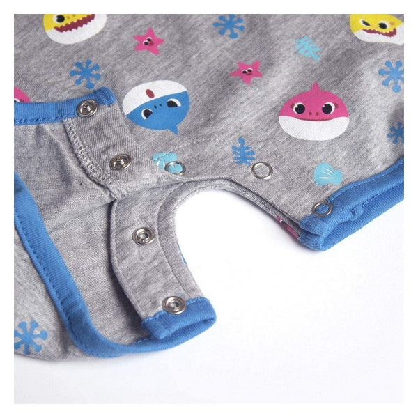 Kurzärmeliger Baby Shark Strampler – Musikalischer Spaß für die Allerkleinsten