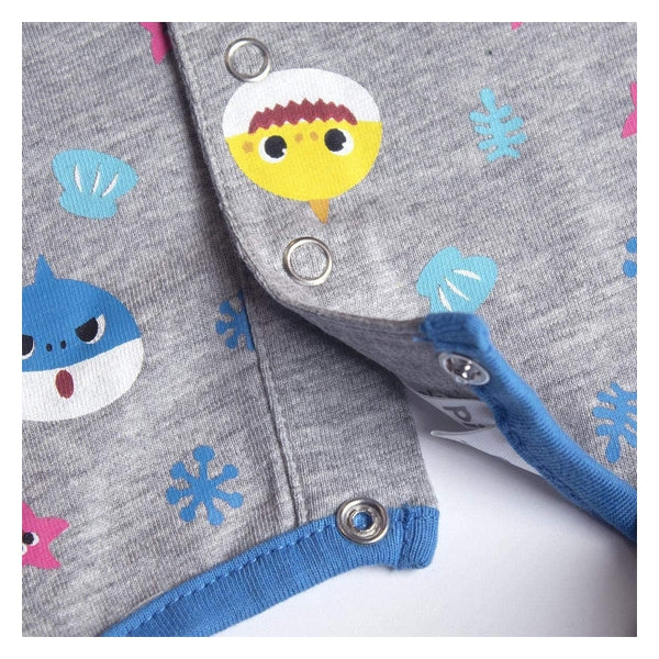 Kurzärmeliger Baby Shark Strampler – Musikalischer Spaß für die Allerkleinsten