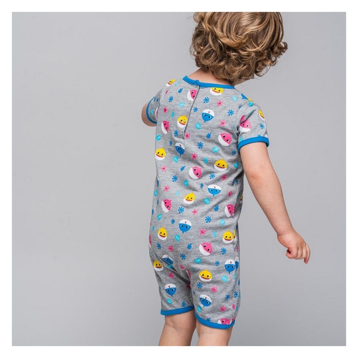 Kurzärmeliger Baby Shark Strampler – Musikalischer Spaß für die Allerkleinsten