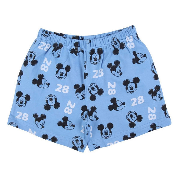 Kinderpyjama Mickey Mouse in Blau