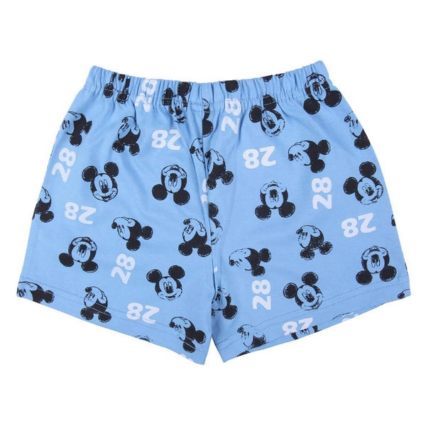 Kinderpyjama Mickey Mouse in Blau
