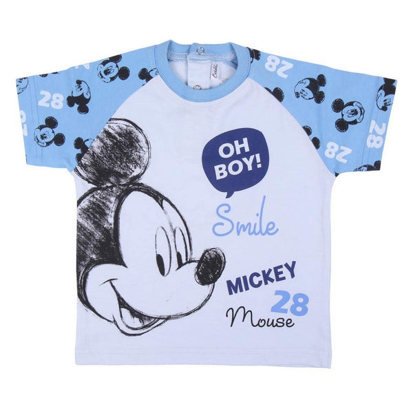 Kinderpyjama Mickey Mouse in Blau