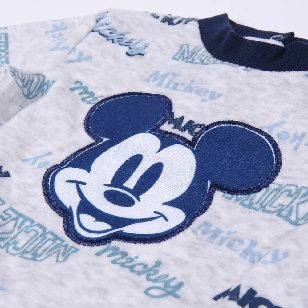 Kinderpyjama Mickey Mouse Grau