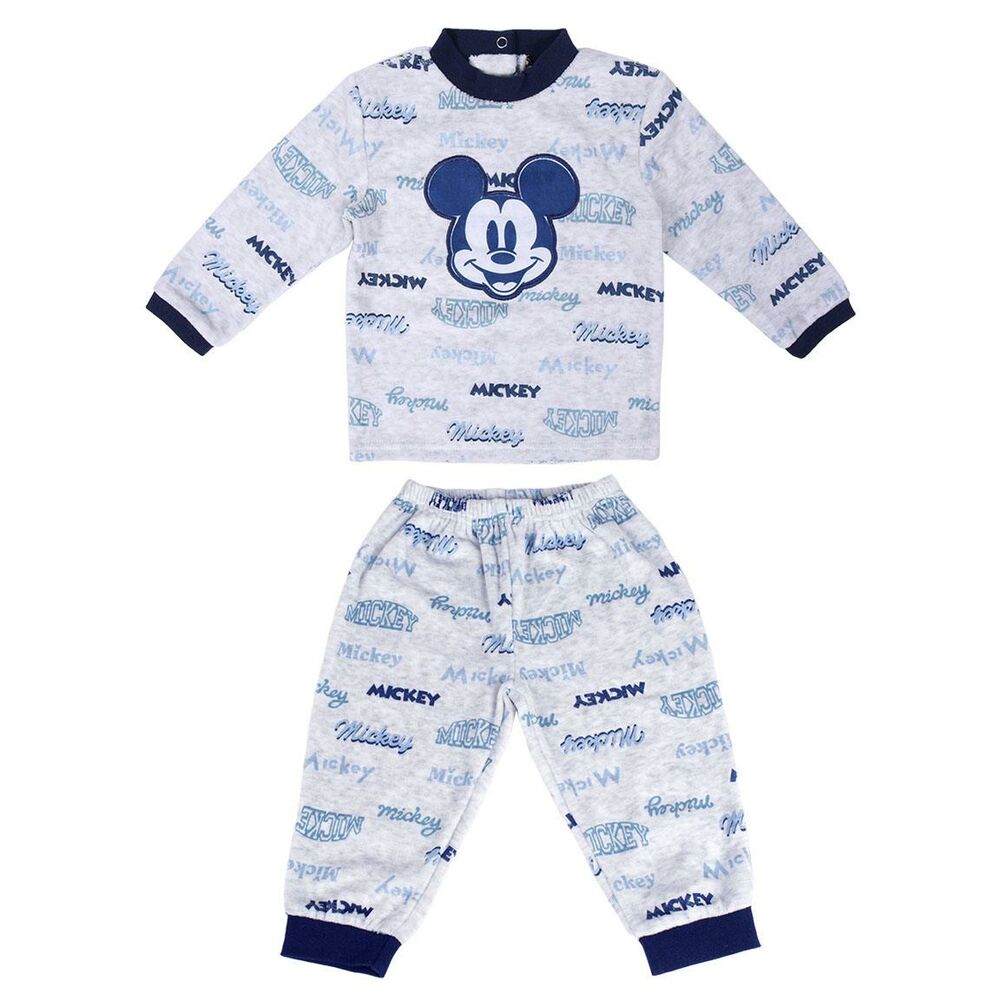 Kinderpyjama Mickey Mouse Grau