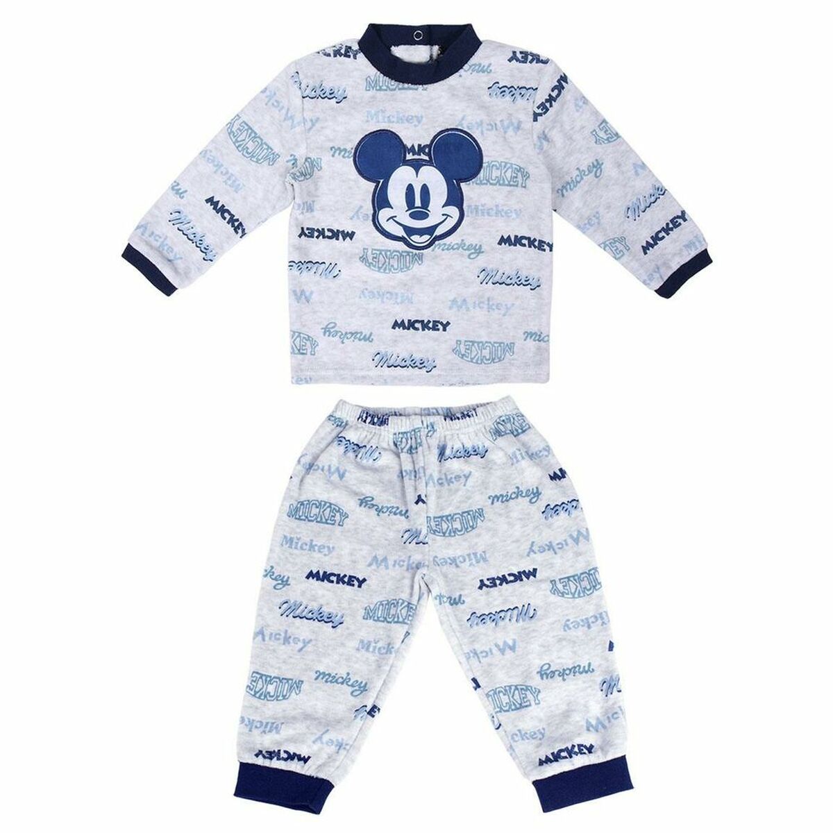 Kinderpyjama Mickey Mouse Grau